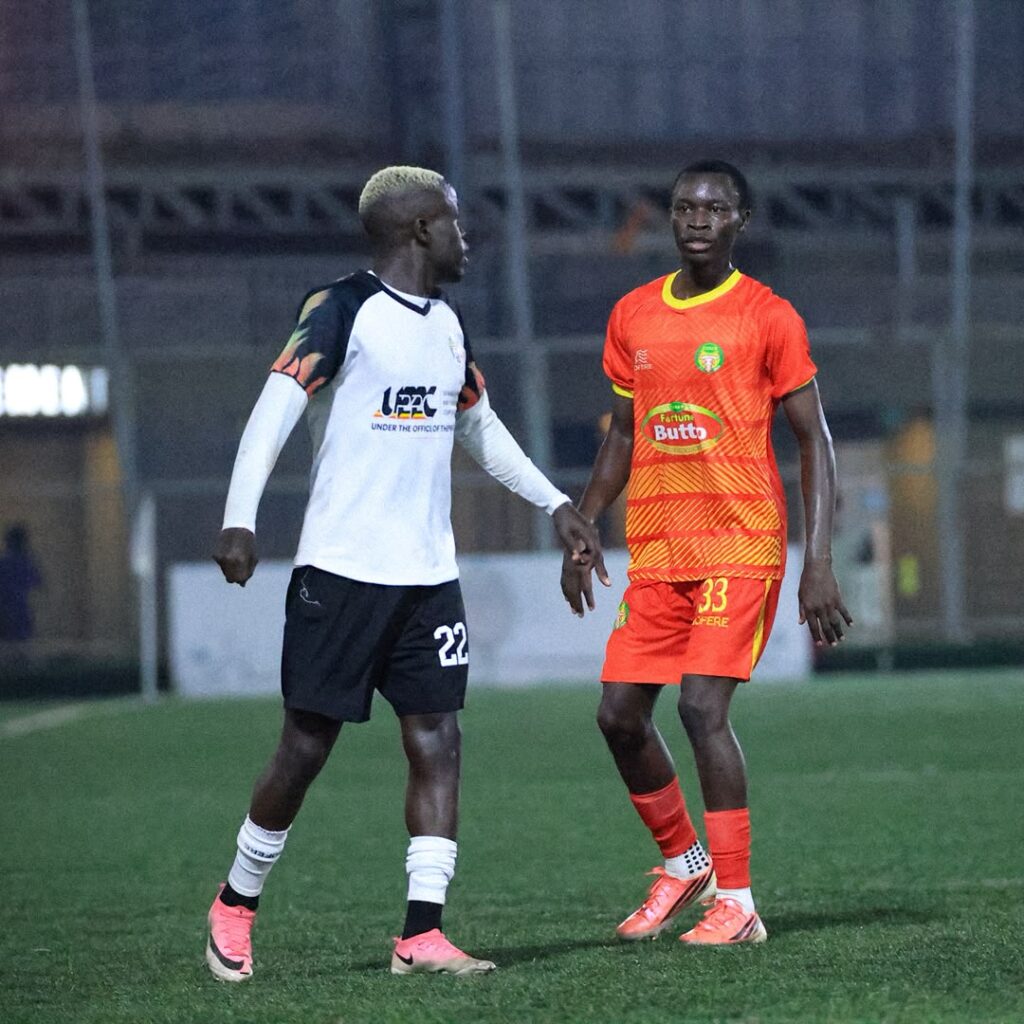 Defender Yasin Masambo in action. He is one of the promoted players from the junior team this season.